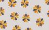 Orange, Yellow, and Grey Floral Dot