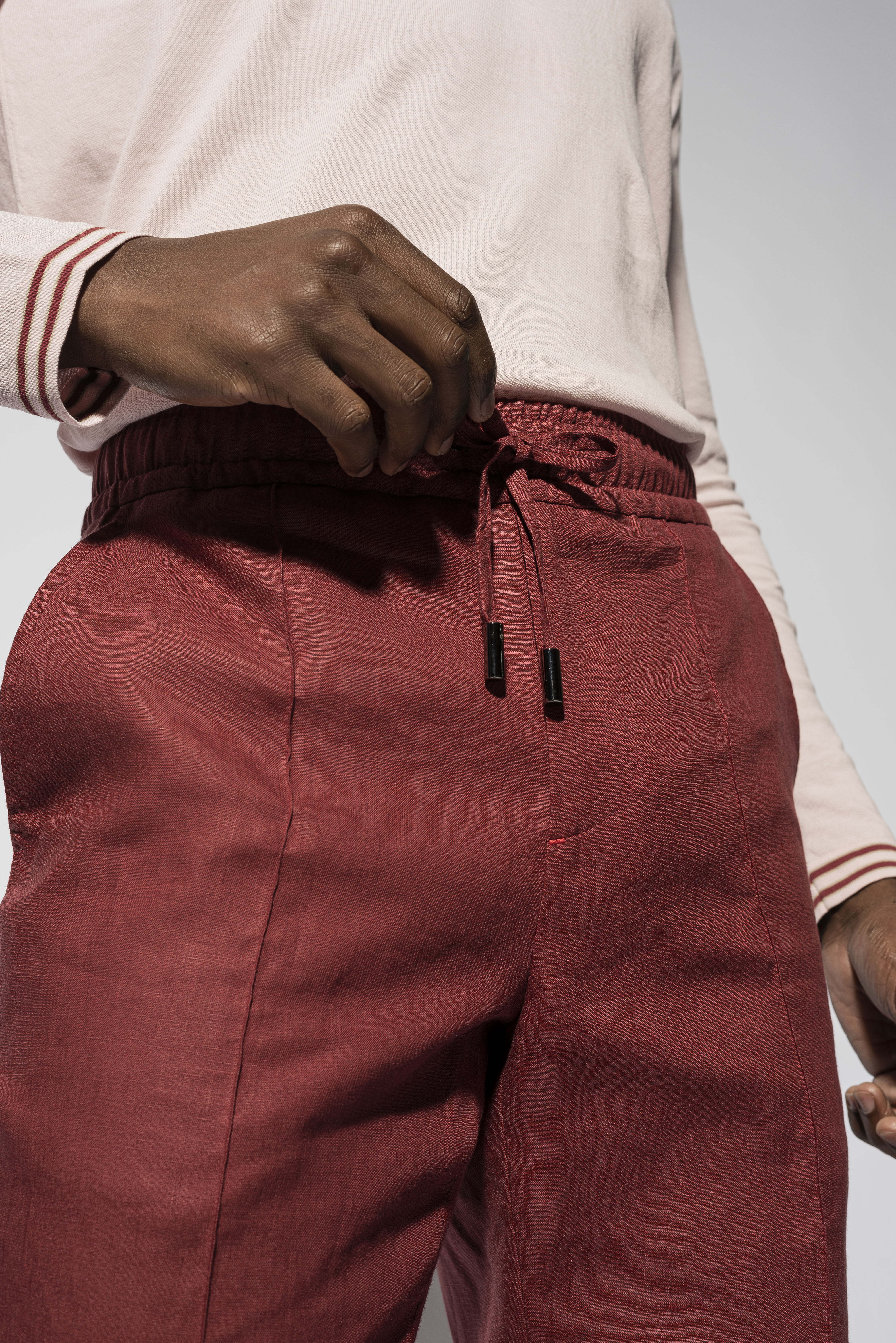 パンツ SAINT LAURENT TIZIANO RED COTTON PANT Saint Laurent Tiziano Red Cotton Pant (Saint Laurent/パンツ