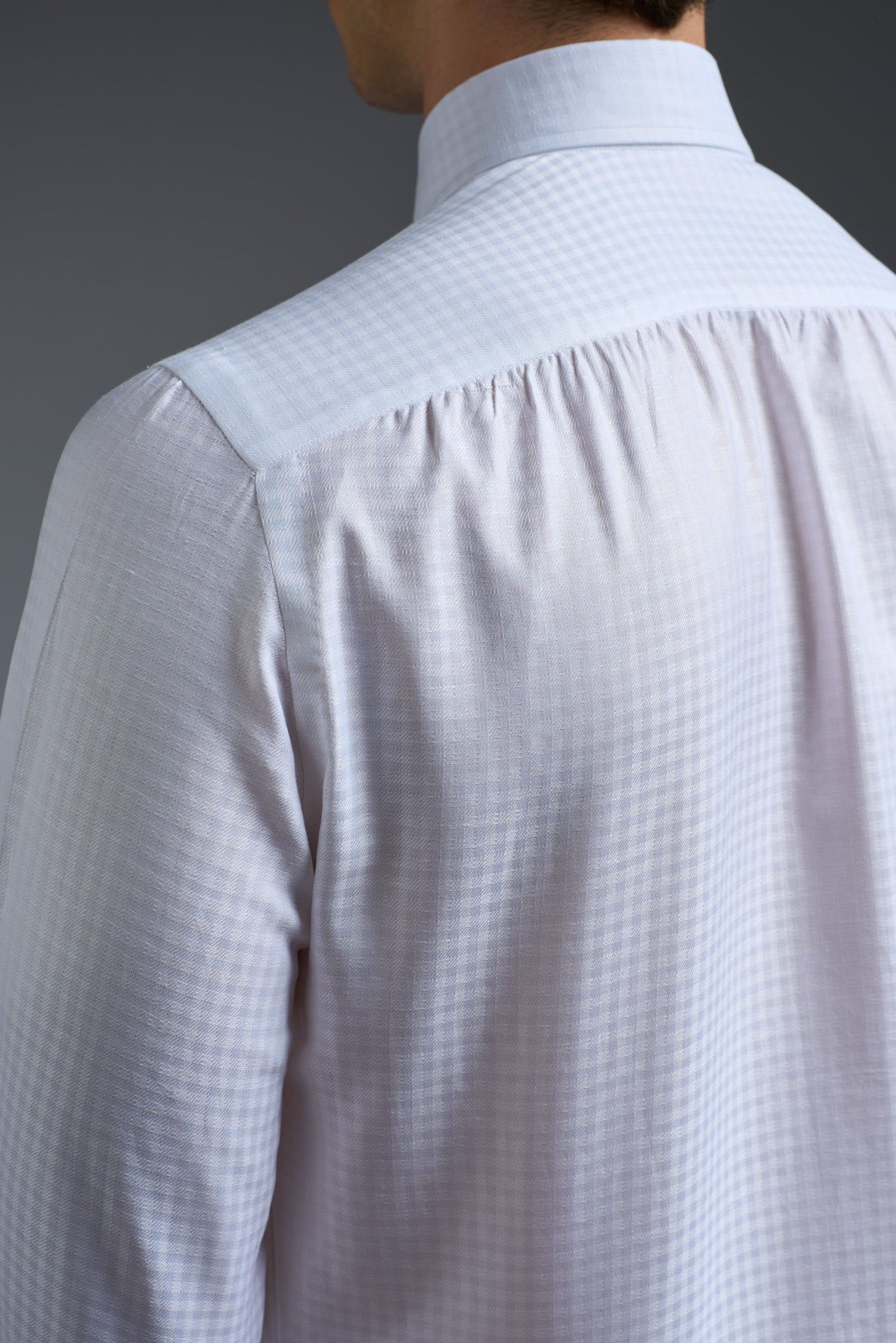 isaia dress shirts Isaia Tailored-Fit 'Mix' Cotton Shirt