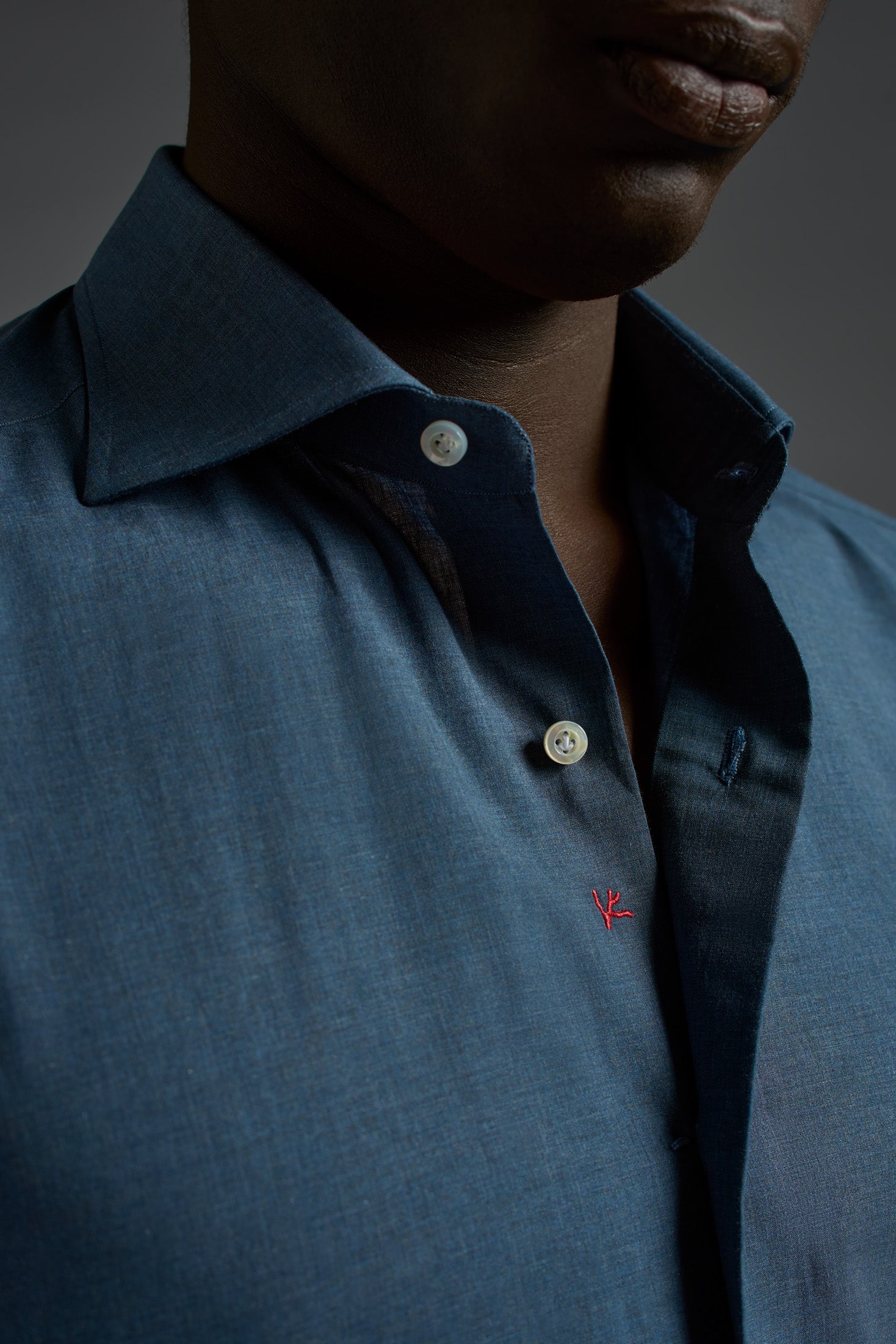 isaia dress shirts Linen Mix Dress Shirt ISAIA Napoli